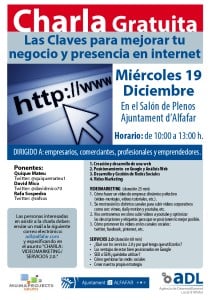 Charla Ayuntamiento Alfafar posicionamiento seo